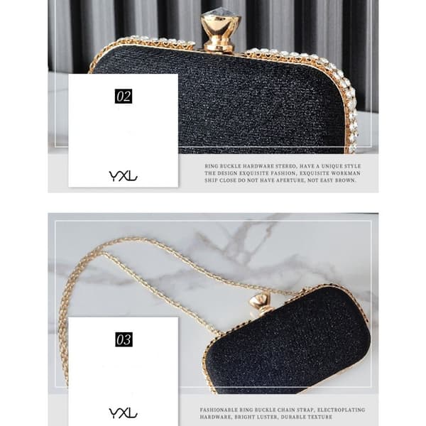 Mordely Evening Party Bag Evening Clutch Väskor ROSA pink