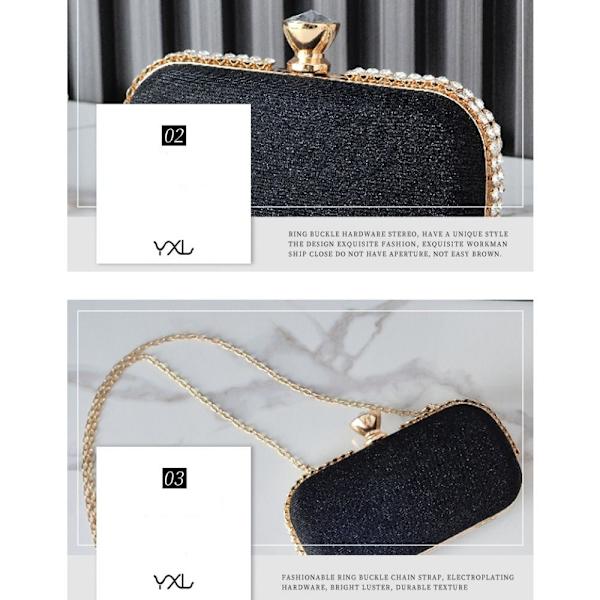 Mordely Evening Party Bag Evening Clutch Väskor VIT white