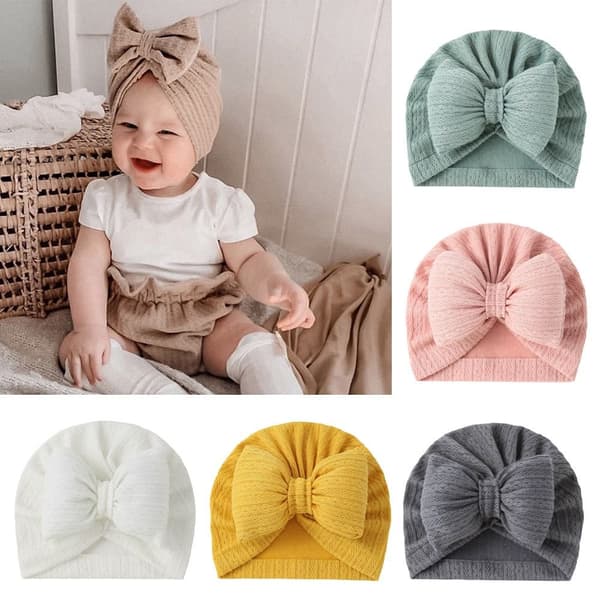 Mordely Baby Turbanhatt VIT white