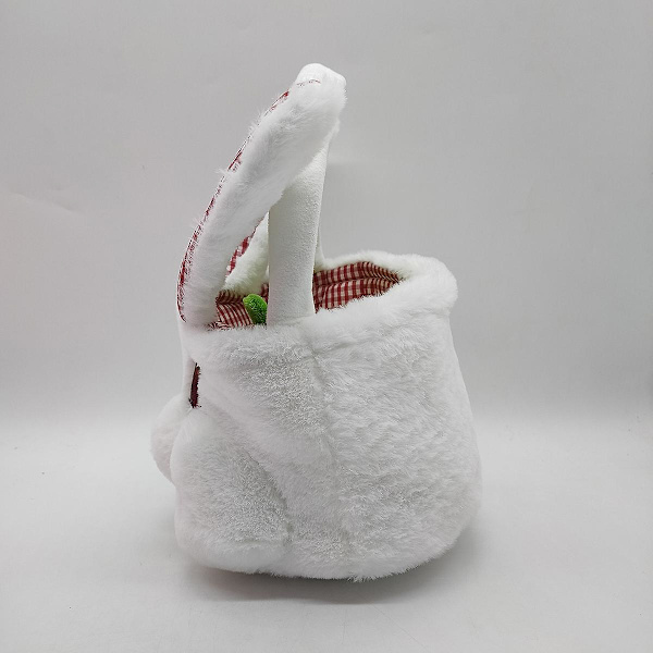 Cow Easter Basket Plush Cow Easter Basket Plush Doll White rabbit