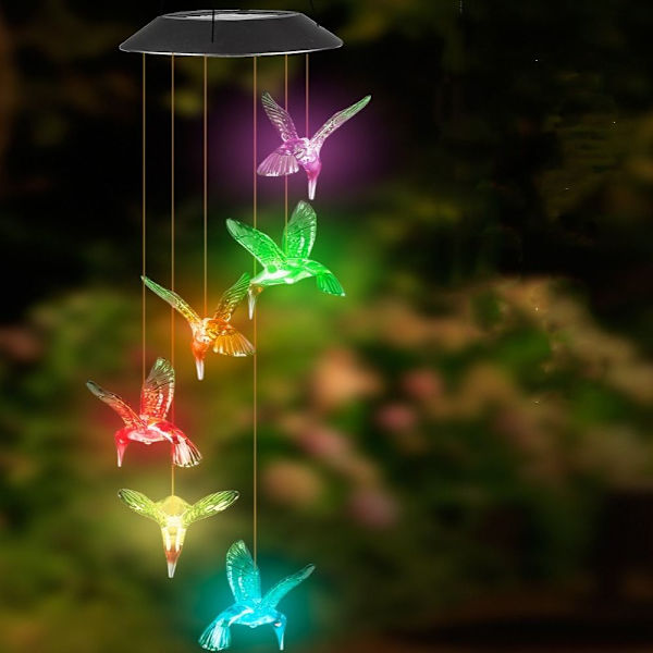 Mordely LED Wind Chime Solar Light 3