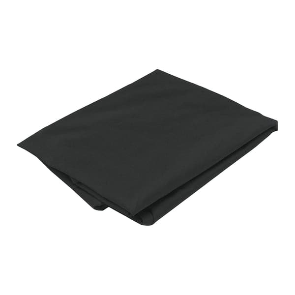Round Fire Pit Cover, Waterproof Reusable Outdoor Fire Pit Tarp With Drawstring (85 X 40cm, Black)
