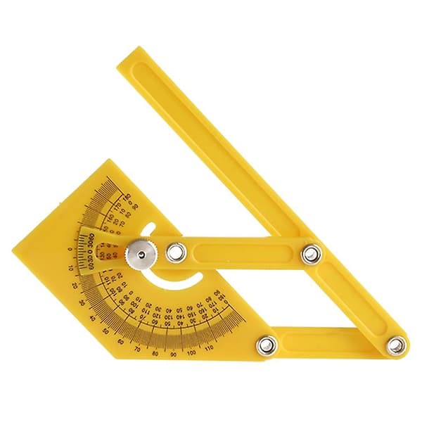 Mordely Template Tool Angle Instrument Measuring Arm Ruler 180 Degree Woodworking Ruler