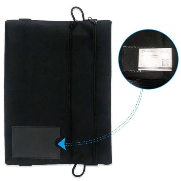 Mordely Solmio Folder Case Luokka Paperilaukut MUSTA Black