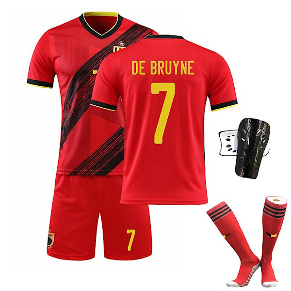 Football Club Edition Kevin De Bruyne nr 7 fotbollströja set 24