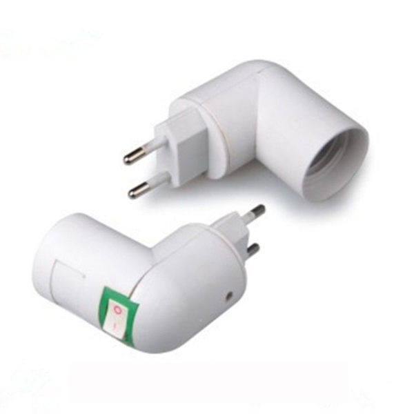 Mordely Skruvomvandlare E27 Bulb Light Base EU PLUG EU PLUG EU Plug