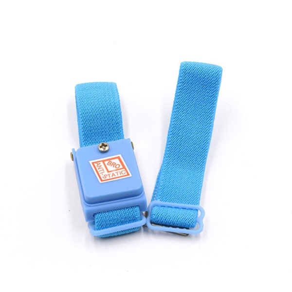 ESD Strap Clip Jordningsarmband BLÅT TRÅDLÖS TRÅDLÖS Blue Wireless-Wireless