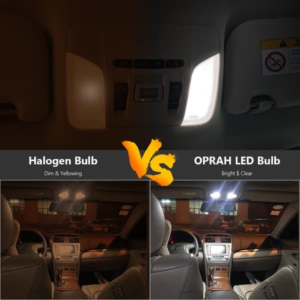 Mordely 5st LED-lampor Canbus bilinredningslampor VIT white
