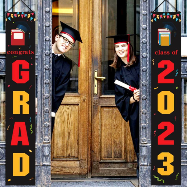 Mordely Graduation Season Flaggor Graduation Decoration 9