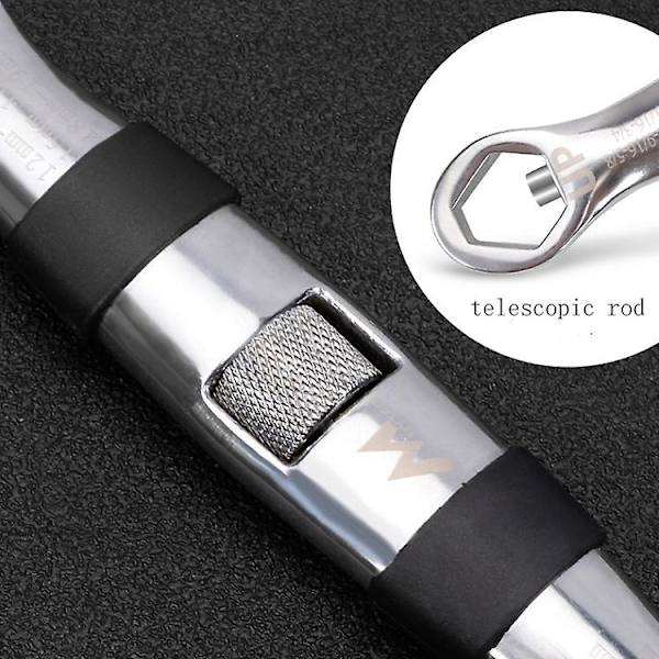 2023 23-in-1 Double-head Self-tightening Universal Opening Multi-purpose Plum Blossom Wrench (silver)
