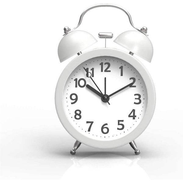 Mordely 3&quot; Cute Mini Non-ticking Vintage Classic Analog Alarm Clock For Heavy Sleepers With Backlight , Battery Operated Alarm Clock