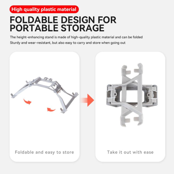 Mordely DJI Mini 3 Pro förlängningsbensstativ stativ