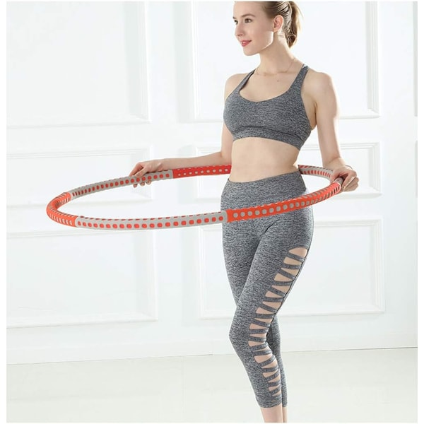 Mordely Hula Hoop Fitness Gymnastik för vuxna och barn orange