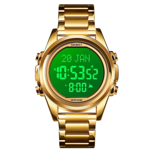 Mordely Men's Waterproof Digital Watch With Calendar Gold