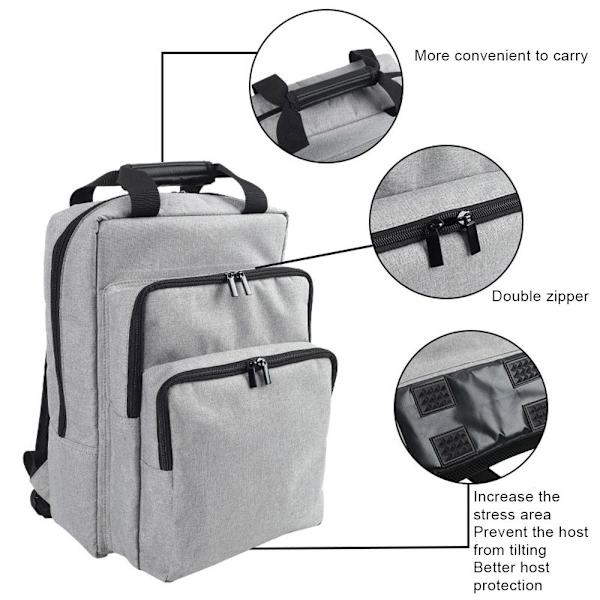 Mordely för PS5 Console Storage Bärväska Game Backpack