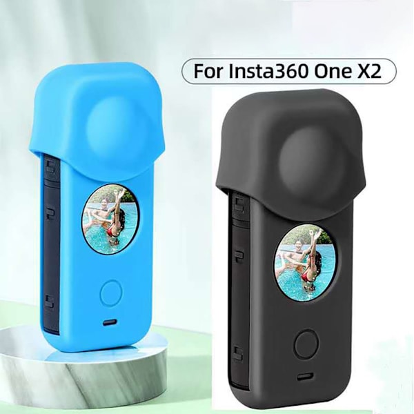 Mordely Case Soft Cover Shell för Insta360 One X2 SVART black