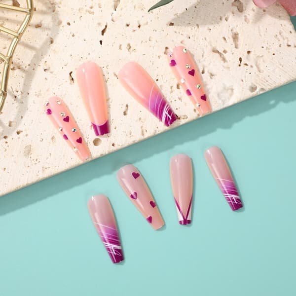 Mordely Ballerina Press On Nails False Nail Tips 7
