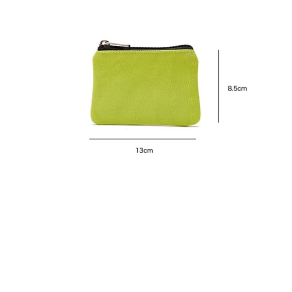 Mordely 3st enfärgad myntväska GUL 3ST Yellow 3Pcs-3Pcs