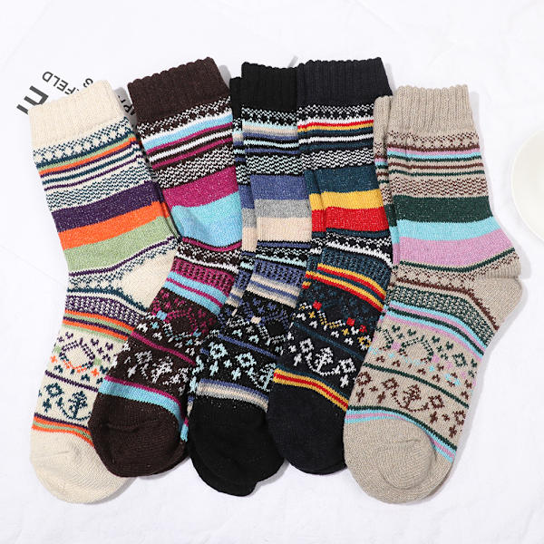 Mordely Ullstrumpor Tjock Rik 5 Pairs