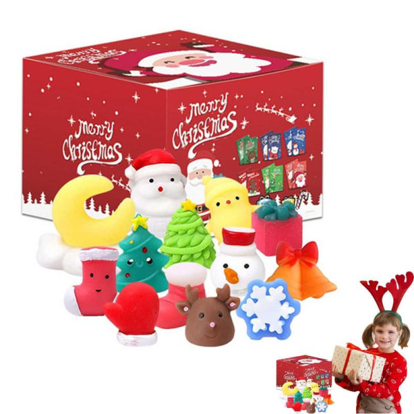 Mordely 24 Days of Christmas Countdown Advent Calendar Blind Box Toy