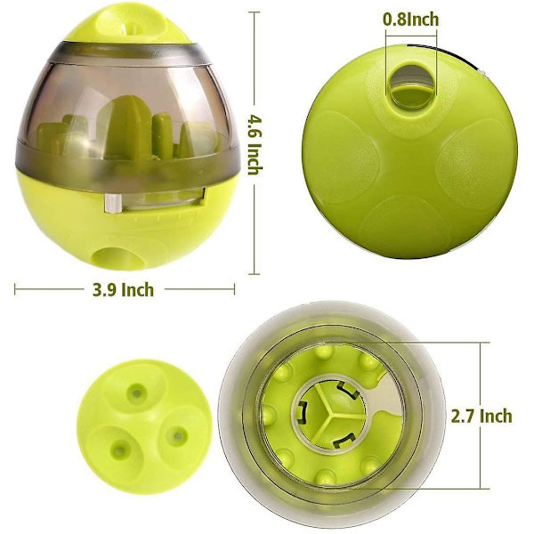 2023 Hund Katt Leksak Djurmatsbehållare Slow Feeder Bowl Pussel Dispenser