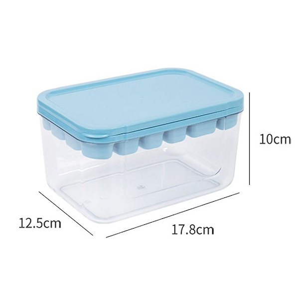 Ice Cube Tray With Lid, Easy To Release, Stackable Durable Ice Cube Tray With Lid And Ice Storage Box