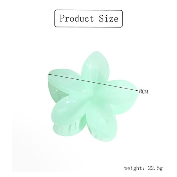 Mordely 3 STK Blomma Hår Klo Blomform Klämma BLÅ BLUE