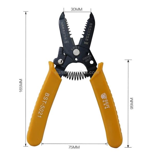 Mordely 0.6 ~ 2.6mm Portable Cable Stripper