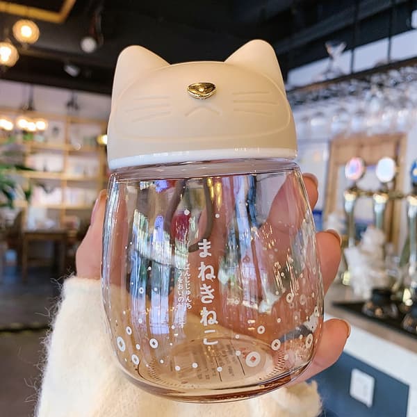 Mordely 300ml glaskopp dricksvattenkokare BLÅ Blue