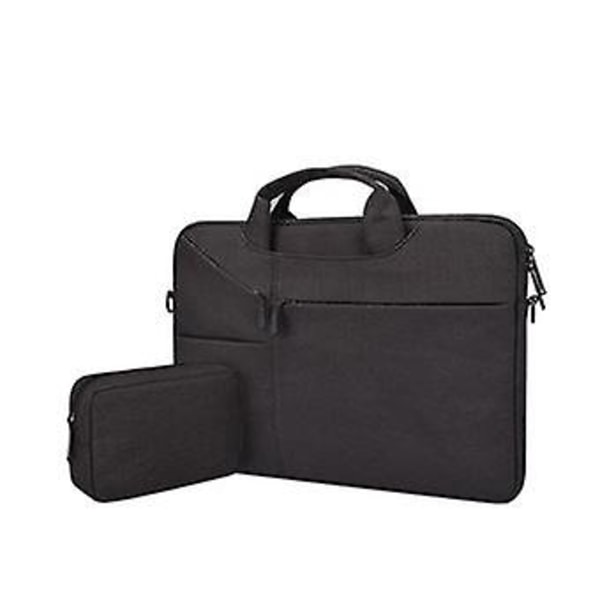 Laptop Bag Waterproof Durable With Adapter Bag 15.4 &#39;&#39; | Black | 375 X 265 X 25 Mm