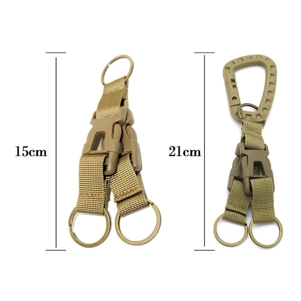 Mordely Hängande Webbing Spänne Vandring Klätterkarbin ARMY GREEN Army Green Style 1-Style 1