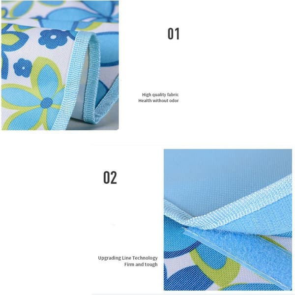 Mordely Utomhus picknick Markmatta Campingfilt LJUSBLÅ 200CM Light Blue 200cm