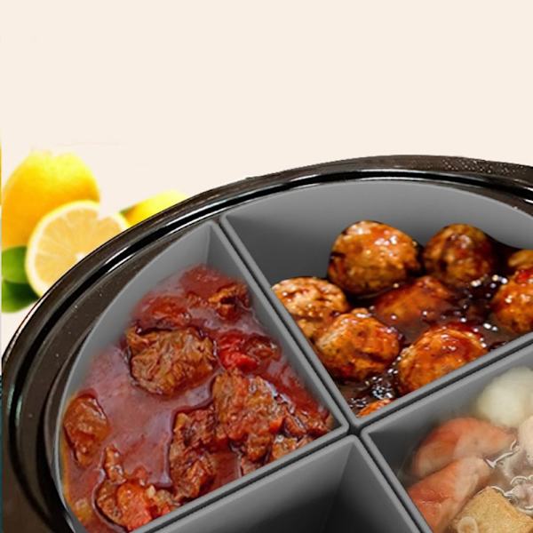 Mordely Slow Cooker Liners Slow Cooker Divider Liner GRÅ grey