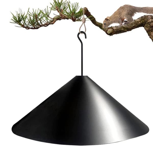 Mordely Squirrel Baffle Bird Feeder Pole 16INCHNO HOOK NO HOOK 16inch 16inchno hook