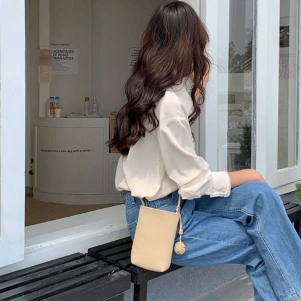 Mordely Crossbody Väskor Dam Axelväska VIT white