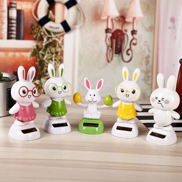 Mordely Solar Dansleksaker Swinging Rabbit Dancer ROSA Pink