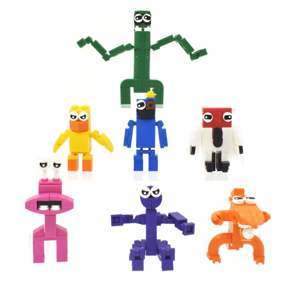 Mordely Rainbow Friends Byggklossar Minifigur Leksaker Födelsedagspresenter