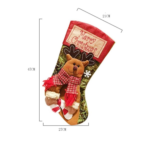 Mordely Julstrumpor Xmas Tree Pendant A