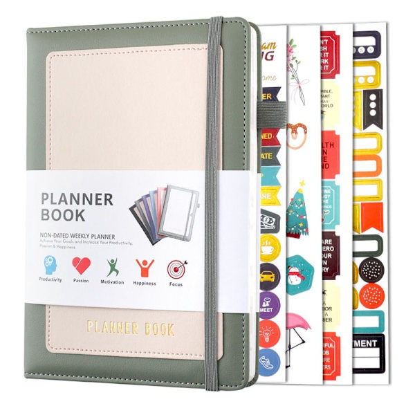 Mordely Agenda Planner Notebook BLÅ Blue