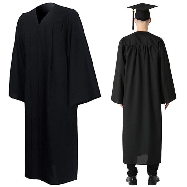 Mordely Graduation Klänning Set Mortarboard Hat 60