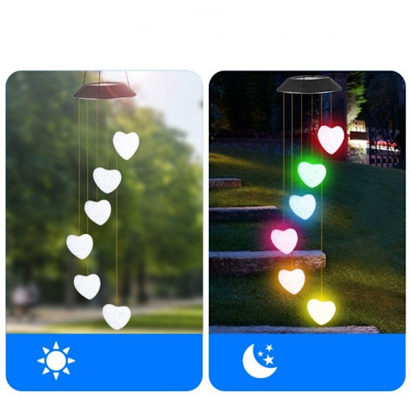 Mordely LED Wind Chime Solar Light 1