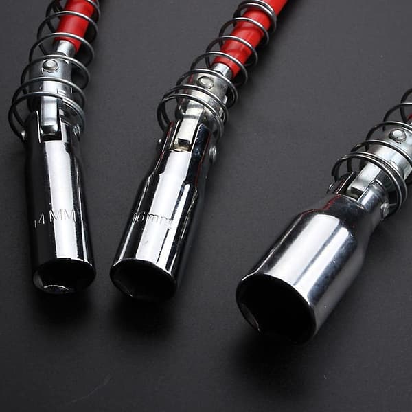 2023 1pc Universal Dual Purpose Spark Plug Wrench T-handle Spark Plug Wrench With Hinge 14/16/21mm