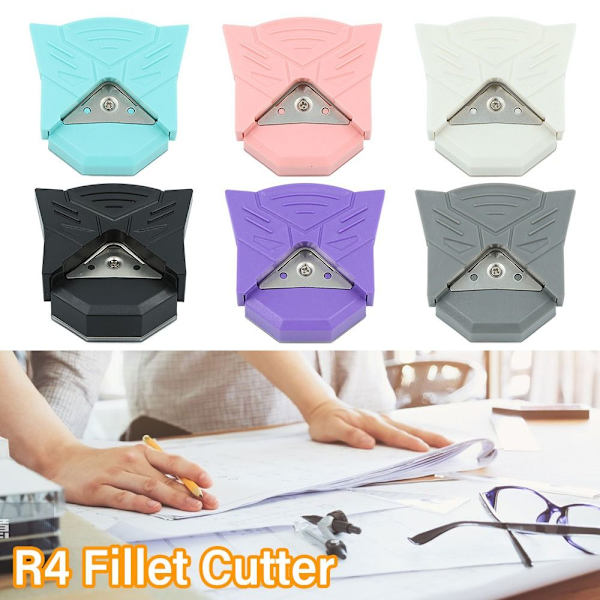 Filékutter R4 Hörnrundare VIT White