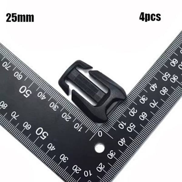 4st Webbing Rem Spänne Slider Fästelement 38MM 38mm