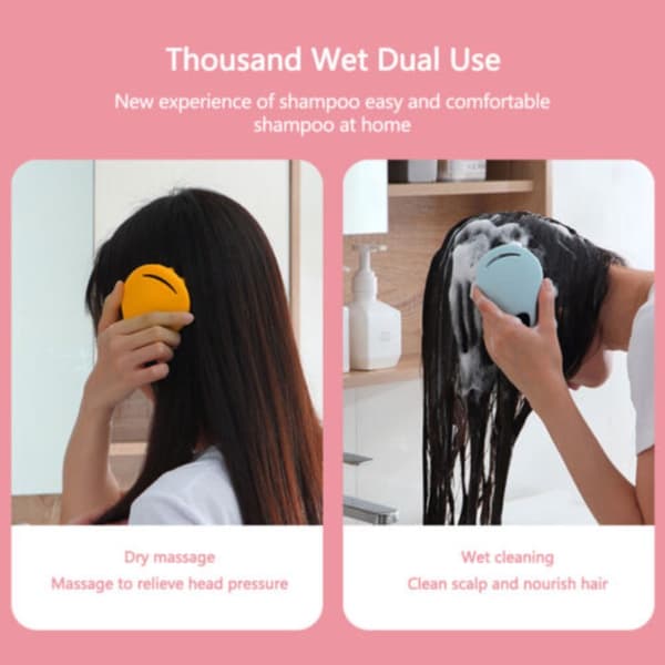 Mordely Hårmassager Soft Scalp Exfoliator Brush BLÅ Blue