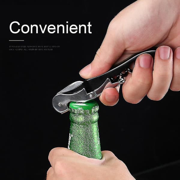 Stainless Steel Hippocampus Multifunctional Wine Opener Folding