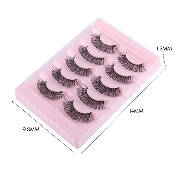 Mordely Lösögonfransar Russian Strip Lashes 5018