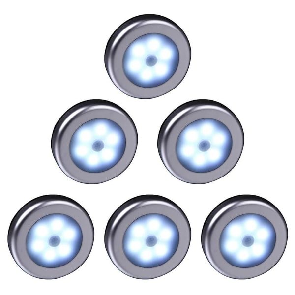 2023 Wireless Motion Sensor Led Lamp For Bedroom Corridor (white Light)6pcs