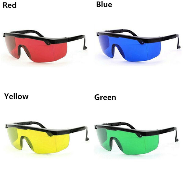 Mordely 4Pairs skyddsglasögon RÖD &amp; GUL red&yellow