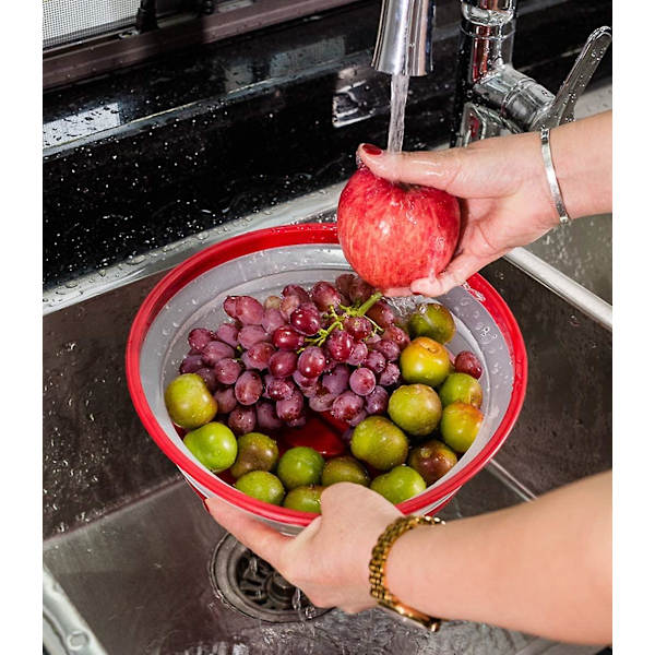 Mordely Housse Micro-ondes Foldable With Fruits And Vegetables, Sterile And Non-toxic (red) @